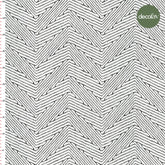Zigzag-Looking Stripes Abstract Patterned Digital Printed Fabric